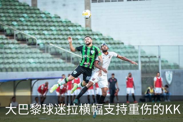 大巴黎球迷拉横幅支持重伤的KK：克瓦拉，红蓝军团与你同在！